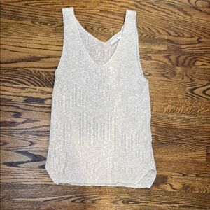 GAP Cream Sleeveless Tank Top